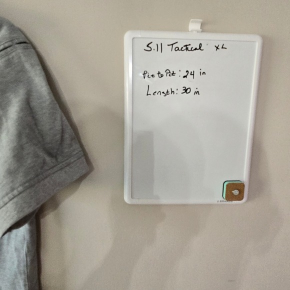 5.11 Tactical Men's Shirt Performance Short Sleeve Workwear Gray XL - Picture 4 of 4